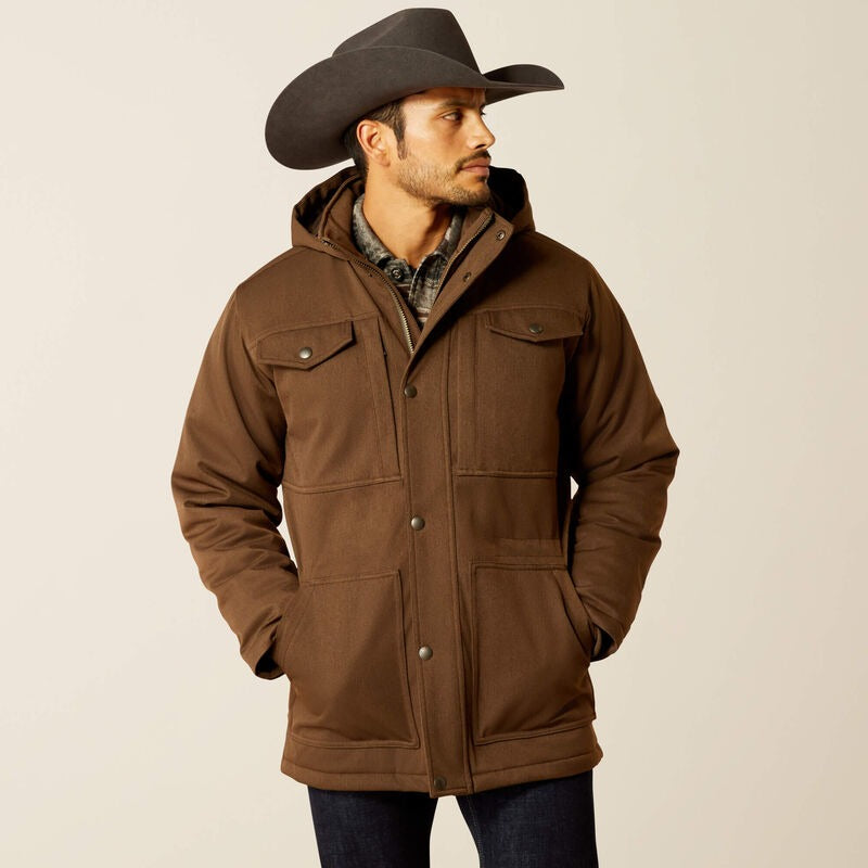 ジャケット・アウター HOWIE padding blouson (brown) Ariat Mens Abilene Parka 10052442 – Haegles Western Wear