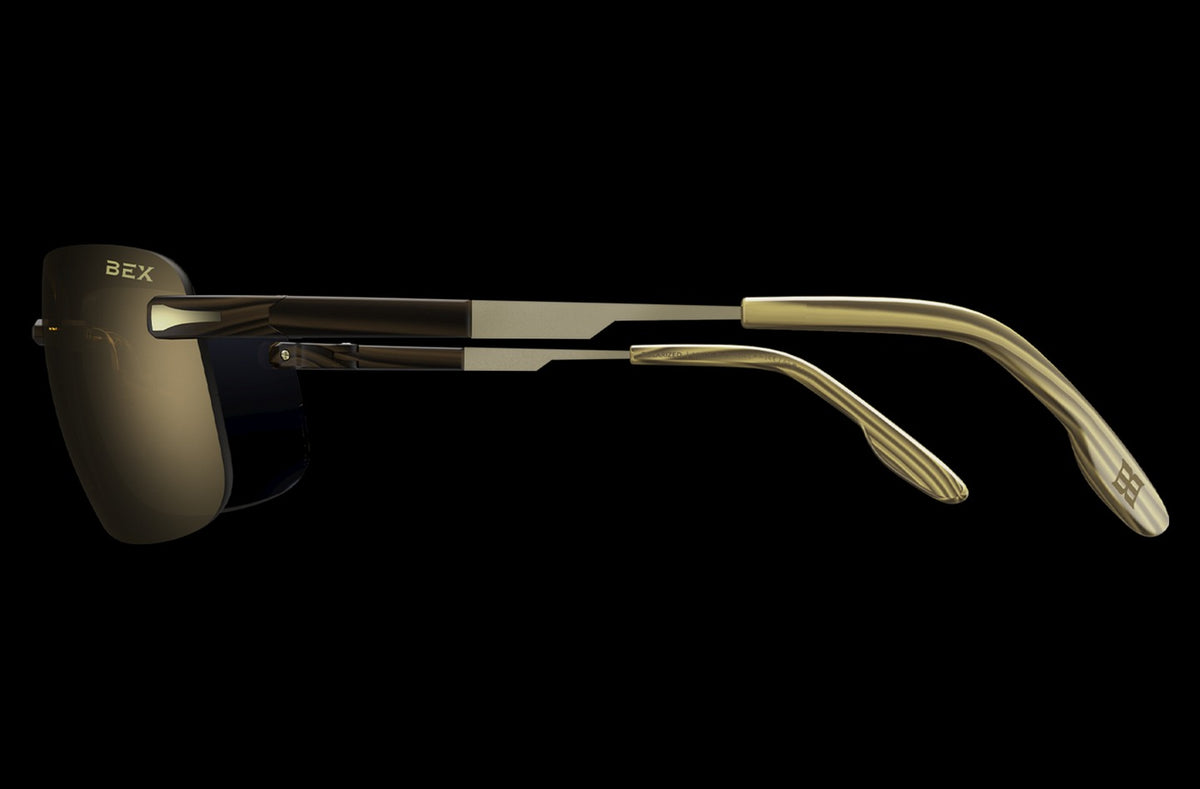BEX Sunglasses Ripley- Black/Brown/Silver