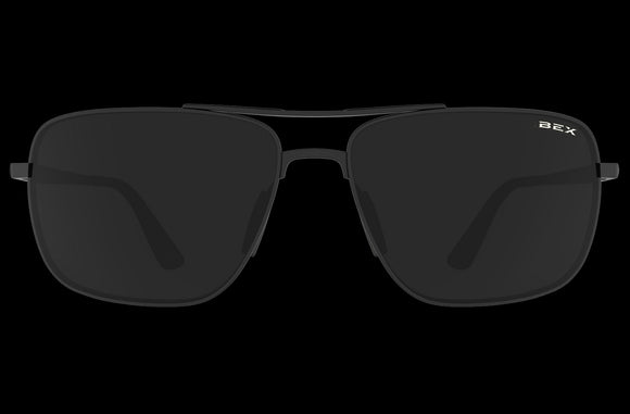 BEX Sunglasses Porter S114MBG-Matte Black/Gray