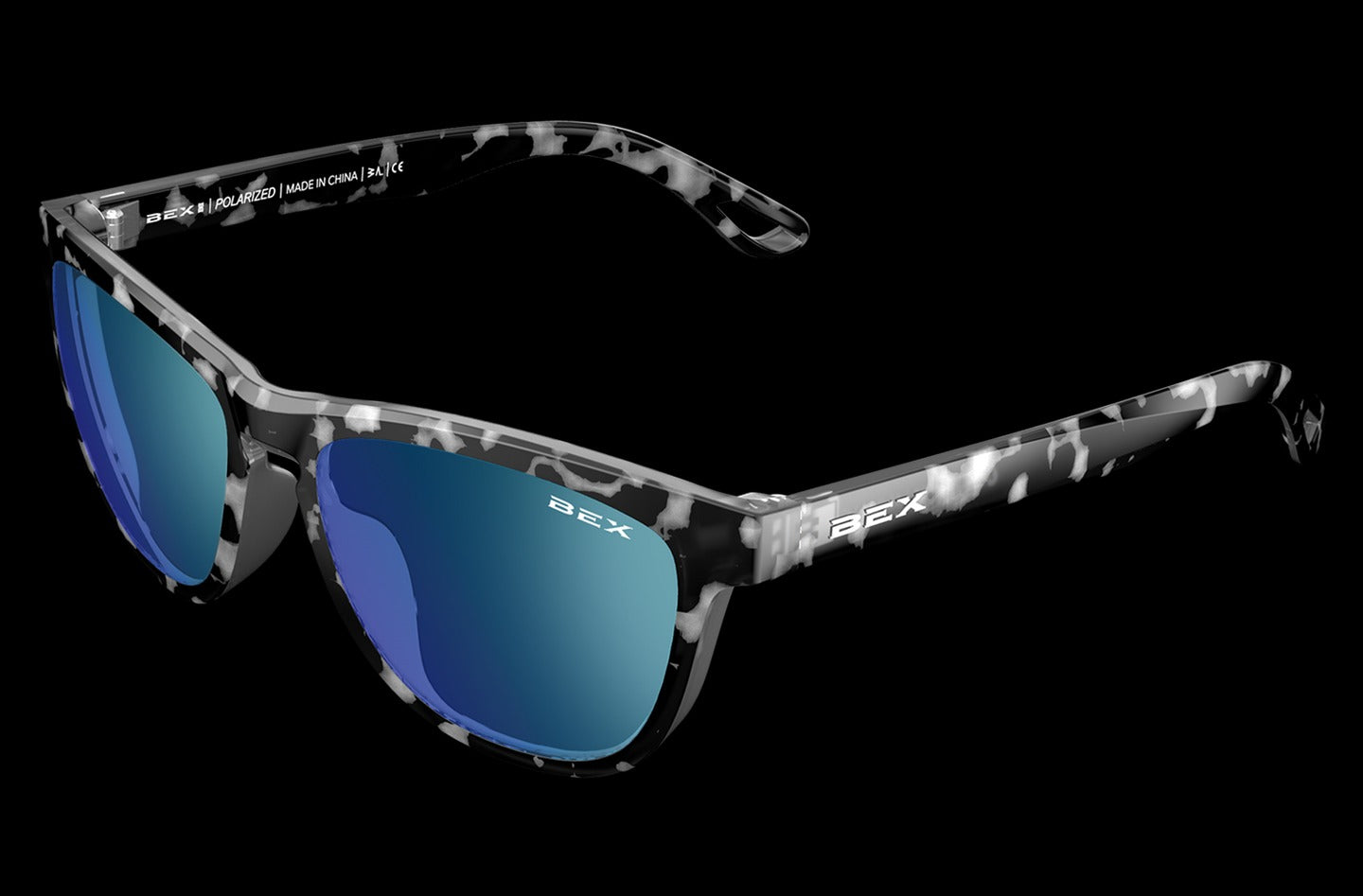 BEX Sunglasses Griz S46TGS-Tortoise Gray/Sky – Haegles Western Wear