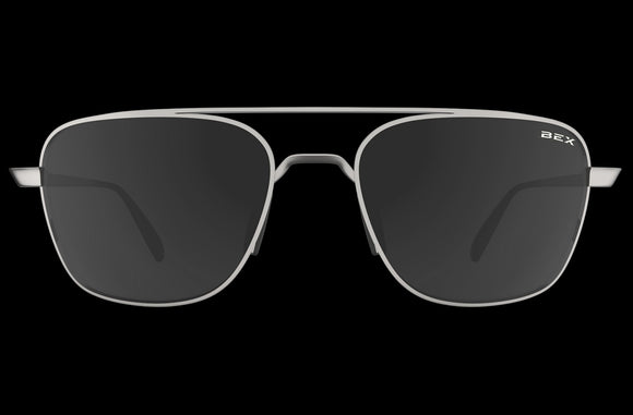 BEX Sunglasses Mach S115MSG-Matte Silver/Gray