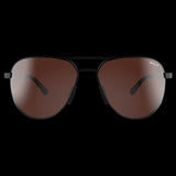 BEX Sunglasses Welvis S128BKBRSL-Black/Brown/Silver