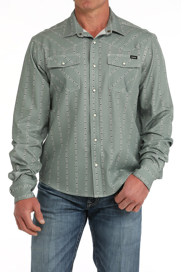 Cinch Mens L/S Camp Shirt MTW1403004 – Haegles Western Wear Cinch Mens L/S Camp Shirt MTW1403004 – Haegles Western Wear