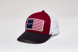 Kimes Ranch Cap American Trucker - BURGUNDY