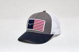 Kimes Ranch Cap American Trucker - CHARCOAL