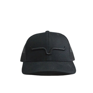 Kimes Ranch Cap Weekly Trucker - BLK/BLK