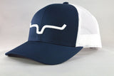 Kimes Ranch Cap Weekly Trucker - NAVY/WHT