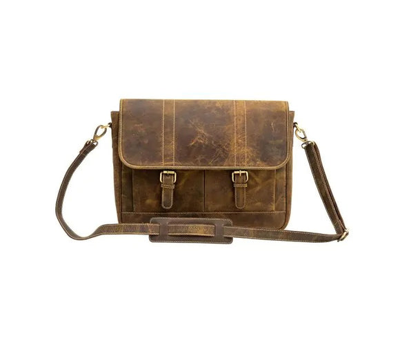 Myra Leather Laptop Bag S-6991