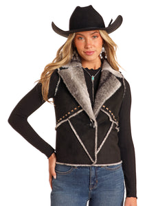 Rock & Roll Ladies Fur Vest DW98C04151