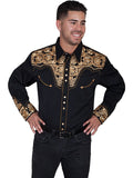 Scully Mens L/S Shirt P-634 - GOLD