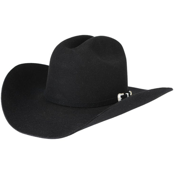 Stetson Oak Ridge 3X Felt Hat SWOAKR-7242 - BLACK