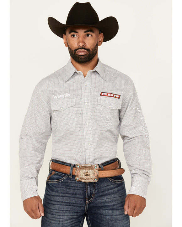 Wrangler Mens L/S PBR Shirt 112359482 – Haegles Western Wear