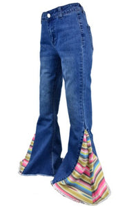 Cowgirl HW Serape Bell Jeans 402101-450-JK