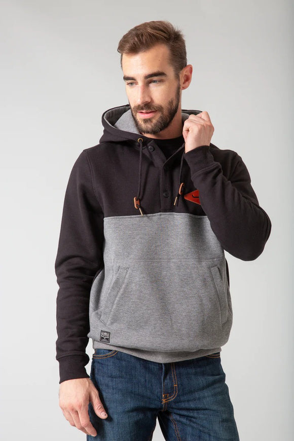 Kimes Ranch Mens Hoodie Ogden - BLACK