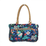 Myra Coral Flower Tote S-1303